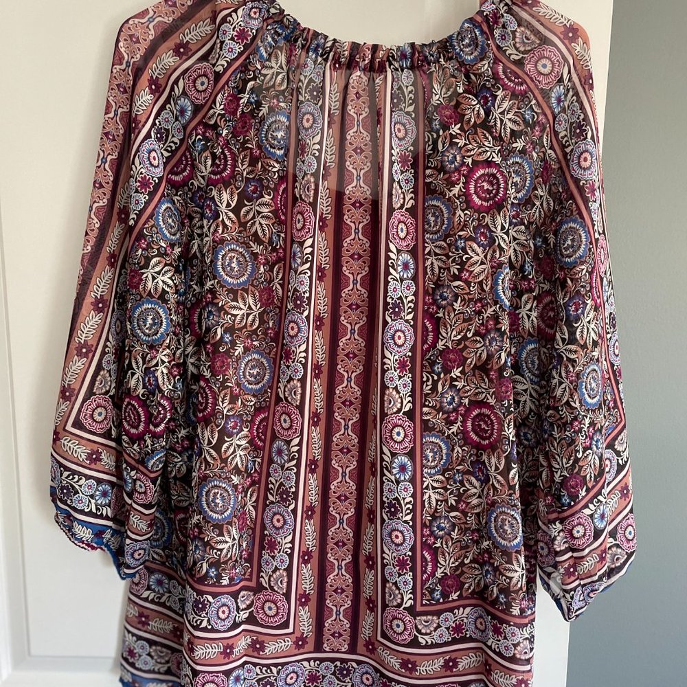Dress Barn Bohemian Look Blouse - Picture 2 of 4